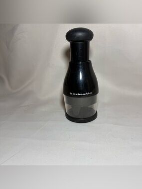 KitchenAid Manual Hand Food Chopper Black